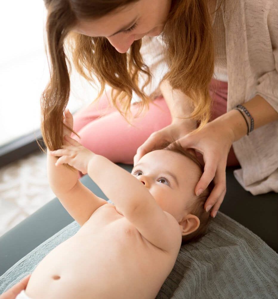 Quiropráctica para bebés